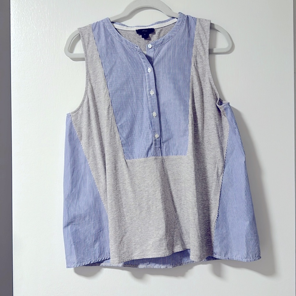 J Crew Striped Shell/Tank